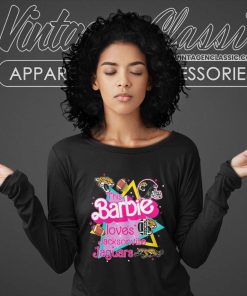 This Barbie Loves Nfl Jacksonville Jaguars Long Sleeve Tee