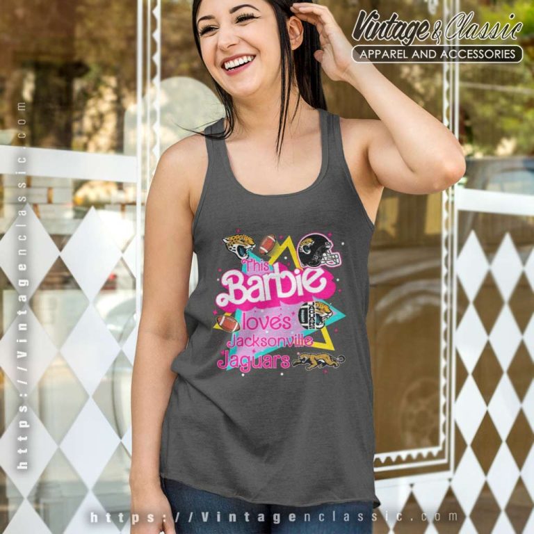 This Barbie Loves Nfl Jacksonville Jaguars Tank Top Racerback This Barbie Loves Nfl Jacksonville Jaguars Tank Top Racerback