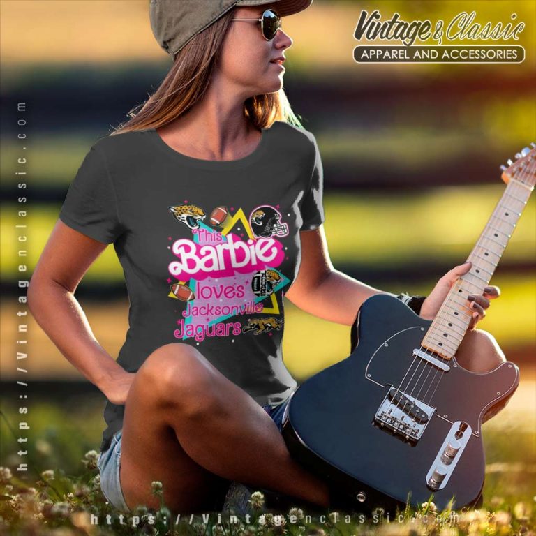This Barbie Loves Nfl Jacksonville Jaguars Women TShirt This Barbie Loves Nfl Jacksonville Jaguars Women TShirt