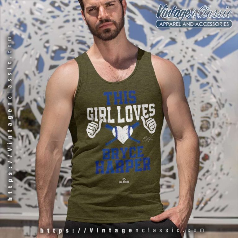 This Girl Loves Bryce Harper Bryce Harper Philadelphia Tank Top Racerback This Girl Loves Bryce Harper Bryce Harper Philadelphia Tank Top Racerback