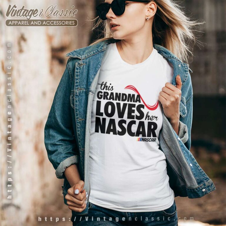 This Grandma Loves Her Nascar V Neck TShirt This Grandma Loves Her Nascar V Neck TShirt