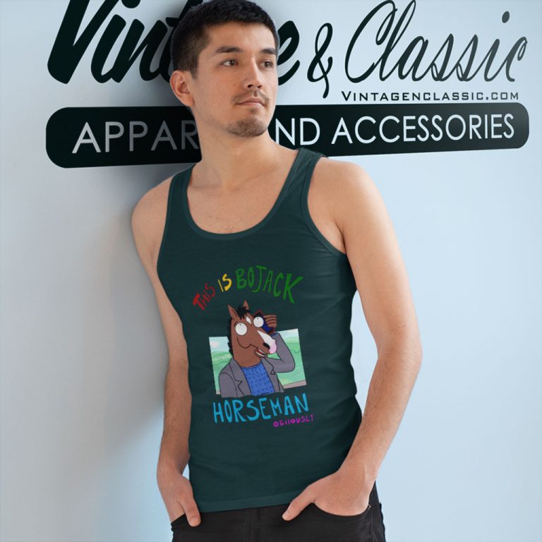 This Is Bojack Horseman Obviously Tank Top Racerback This Is Bojack Horseman Obviously Tank Top Racerback