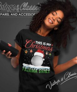 This Is My Christmas Pajama Funny Christmas Women TShirt
