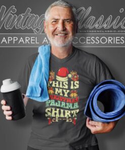 This Is My Christmas Pajama Matching Christmas V Neck TShirt 1