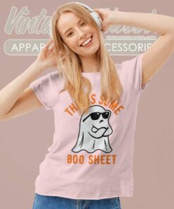 This Is Some Boo Sheet Ghost Funny Halloween 2023 Women TShirt