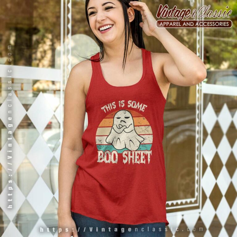This Is Some Boo Sheet Shirt Ghost Funny Halloween Tank Top Racerback This Is Some Boo Sheet Shirt Ghost Funny Halloween Tank Top Racerback
