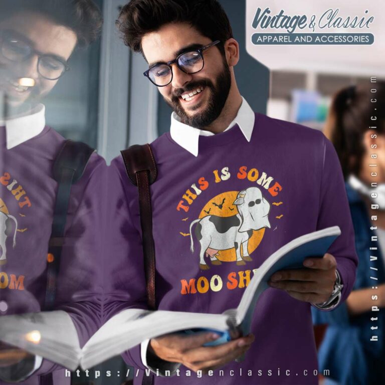 This Is Some Cow Moo Sheet Halloween Ghost Funny I Mean Boo Sweatshirt This Is Some Cow Moo Sheet Halloween Ghost Funny I Mean Boo Sweatshirt