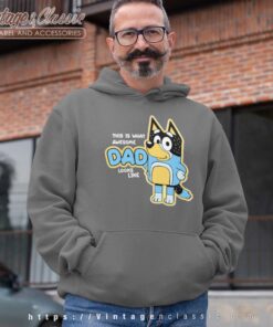 This Is What Awesome Dad Look Like Bandit Heeler Hoodie