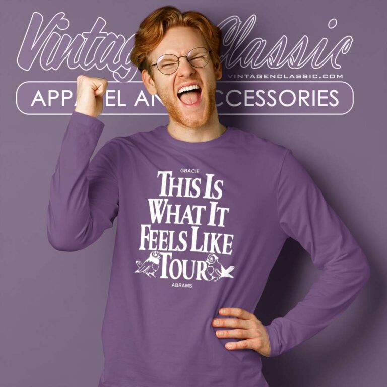 This Is What It Feels Like Gracie Abrams Album Cover Long Sleeve Tee This Is What It Feels Like Gracie Abrams Album Cover Long Sleeve Tee