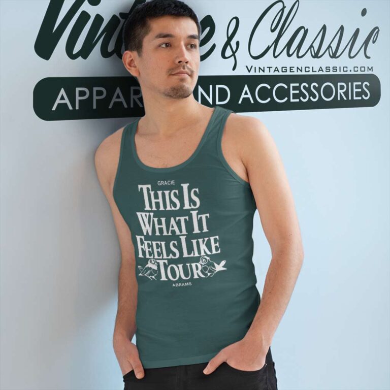 This Is What It Feels Like Gracie Abrams Album Cover Tank Top Racerback This Is What It Feels Like Gracie Abrams Album Cover Tank Top Racerback