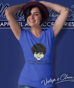 This Man Wants To Clean Your Clothes 1990s Vintage Shirt 5 This Man Wants To Clean Your Clothes 1990s Vintage V Neck TShirt