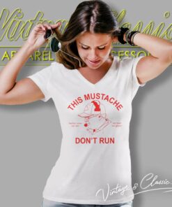 This Mustache Dont Run Chiefs Shirt Andy Reid V Neck TShirt
