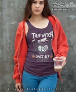 This Witch Loves Her Colts Halloween Tank Top Racerback