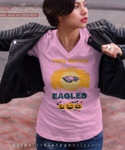 This Witch Loves Philadelphia Eagles V Neck TShirt
