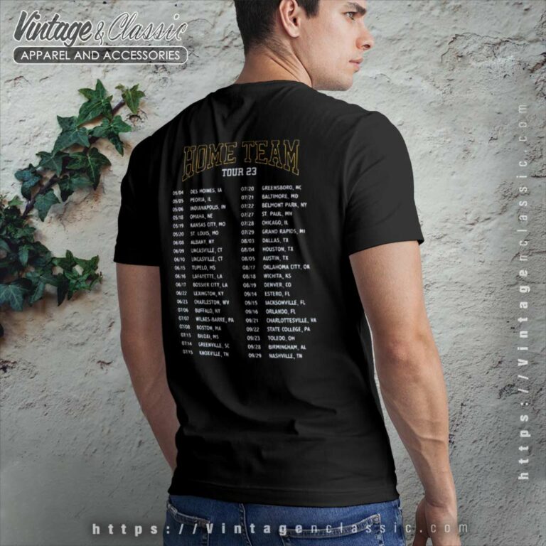 Thomas Rhett Shirt Tour 2023 T shirt Back Side Thomas Rhett Shirt Tour 2023 T shirt Back Side