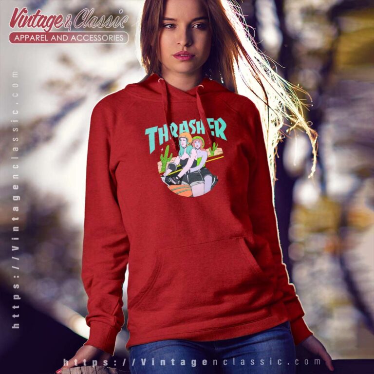 Thrasher Babes Skate Hoodie Thrasher Babes Skate Hoodie