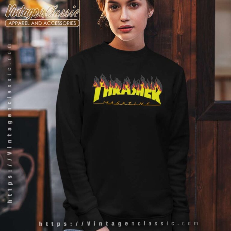 Thrasher Bbq Flame Skate Sweatshirt Thrasher Bbq Flame Skate Sweatshirt