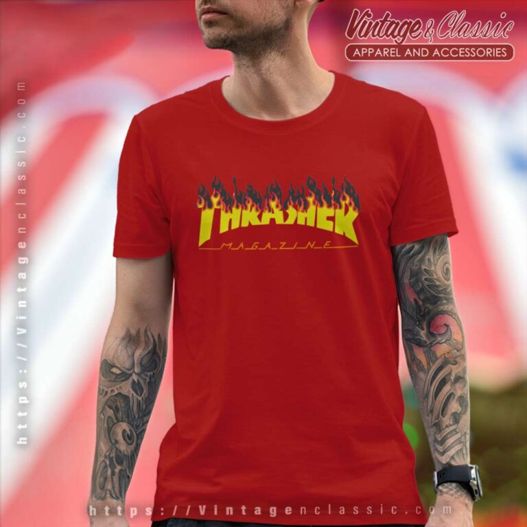 Thrasher Bbq Flame Skate T Shirt Thrasher Bbq Flame Skate T Shirt