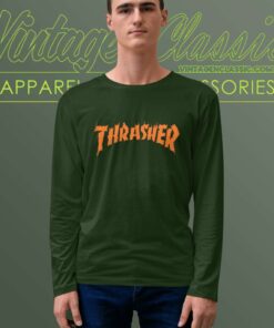 Thrasher Burn It Down Long Sleeve Tee