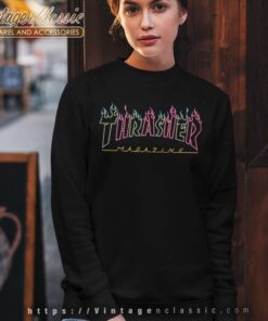 Thrasher Double Flame Sweatshirt