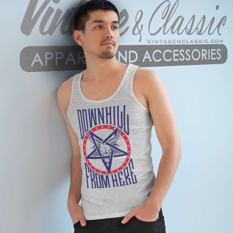 Thrasher Downhill From Here Tank Top Racerback Thrasher Downhill From Here Tank Top Racerback