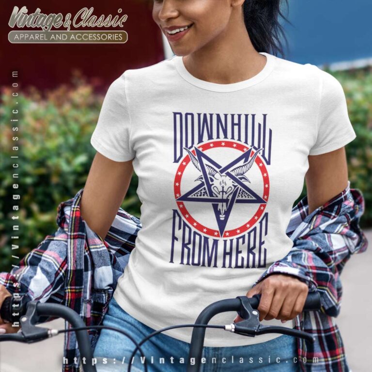 Thrasher Downhill From Here Women TShirt Thrasher Downhill From Here Women TShirt