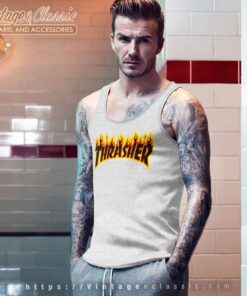 Thrasher Flame Big Logo Tank Top Racerback