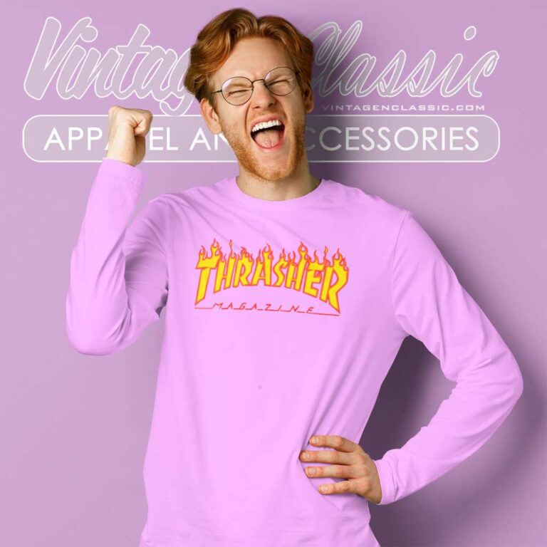 Thrasher Flame Logo Long Sleeve Tee Thrasher Flame Logo Long Sleeve Tee