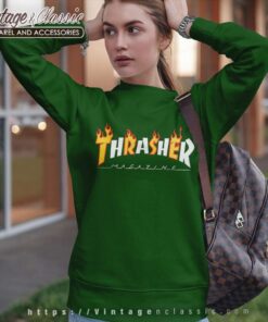 Thrasher Flame Mag Sweatshirt