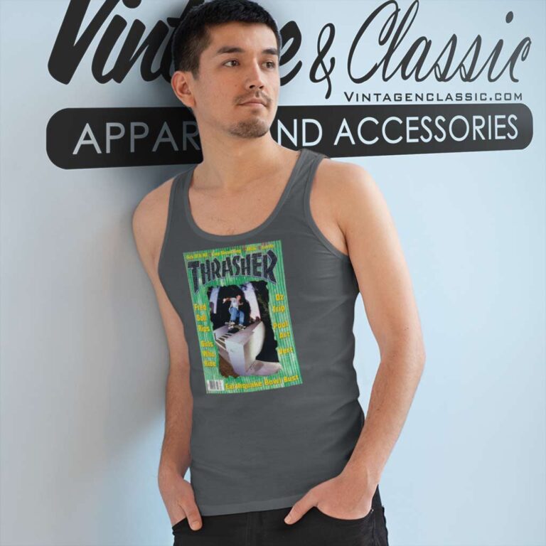 Thrasher Gall 95 Cover Tank Top Racerback Thrasher Gall 95 Cover Tank Top Racerback