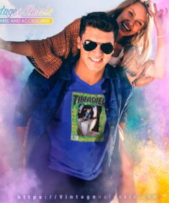 Thrasher Gall 95 Cover V Neck TShirt