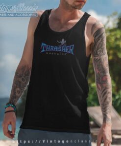 Thrasher Gonz Thumbs Up Dark Tank Top Racerback