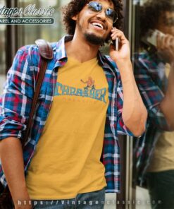 Thrasher Gonz Thumbs Up V Neck TShirt