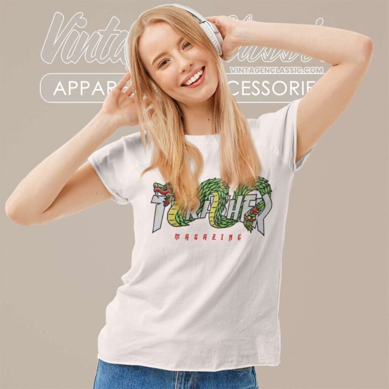 Thrasher Magazine Aztec Women TShirt Thrasher Magazine Aztec Women TShirt
