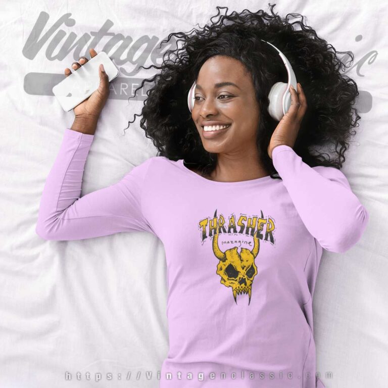 Thrasher Magazine Barbarian Long Sleeve Tee Thrasher Magazine Barbarian Long Sleeve Tee