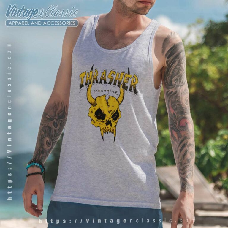 Thrasher Magazine Barbarian Shirt Tank Top Racerback Thrasher Magazine Barbarian Shirt Tank Top Racerback