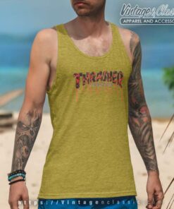 Thrasher Magazine Blood Drip Tank Top Racerback