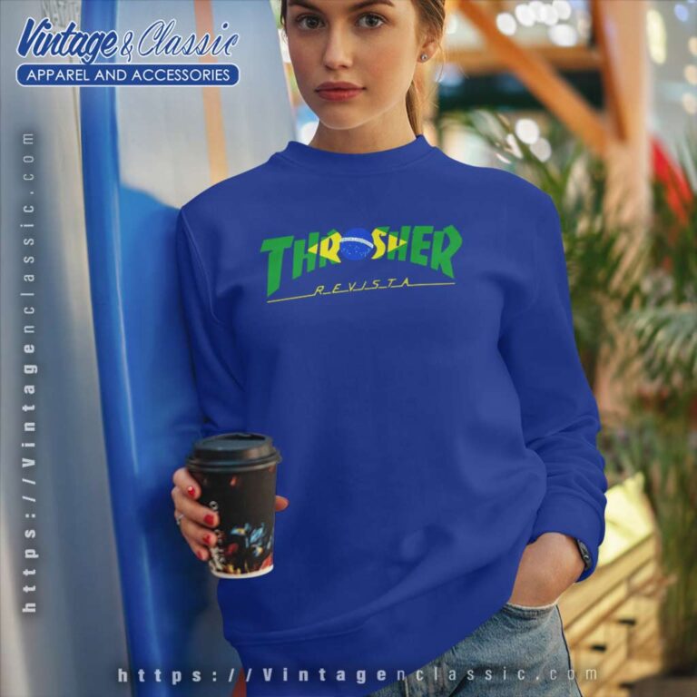 Thrasher Magazine Brazil Revista Sweatshirt Thrasher Magazine Brazil Revista Sweatshirt
