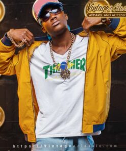 Thrasher Magazine Brazil Revista V Neck TShirt
