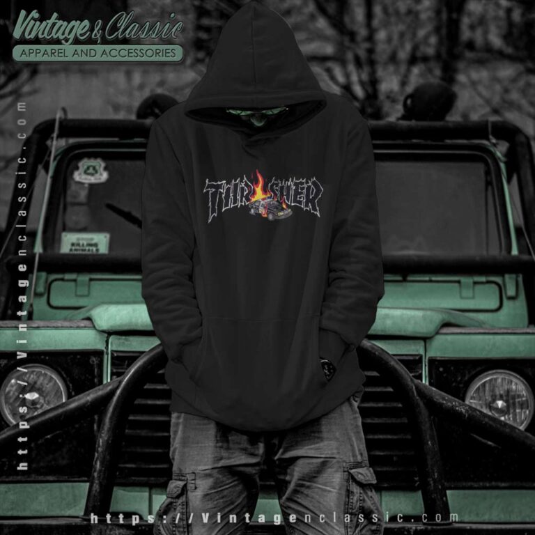 Thrasher Magazine Cop Car Hoodie Thrasher Magazine Cop Car Hoodie
