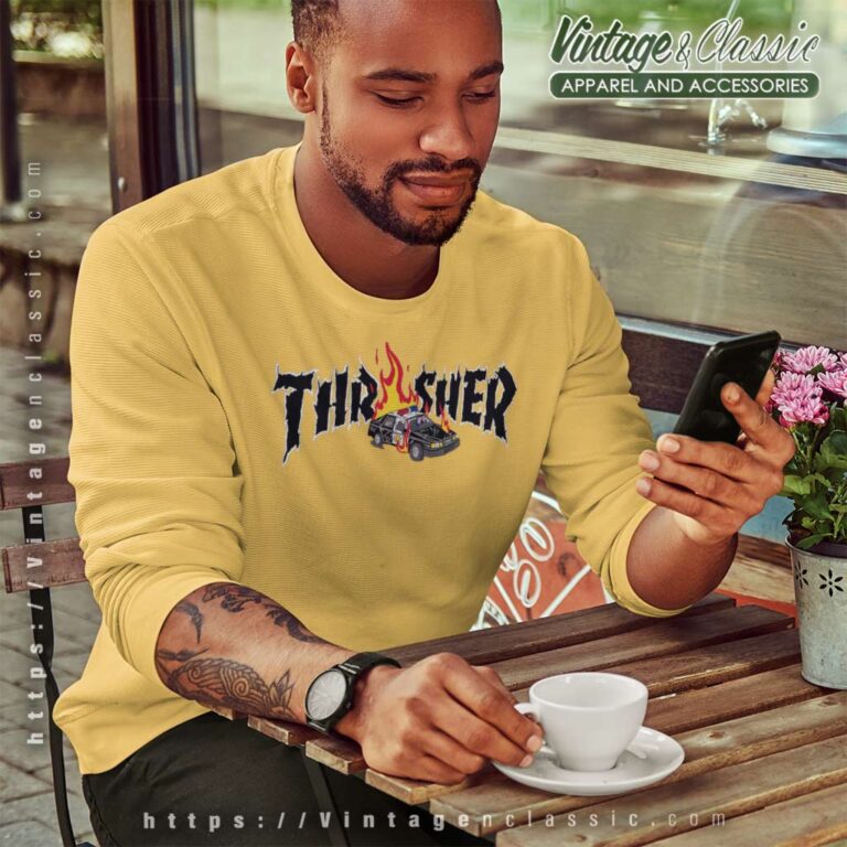 Thrasher Magazine Cop Car Sweatshirt Thrasher Magazine Cop Car Sweatshirt