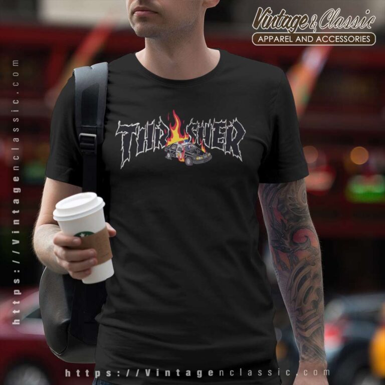 Thrasher Magazine Cop Car T Shirt Thrasher Magazine Cop Car T Shirt