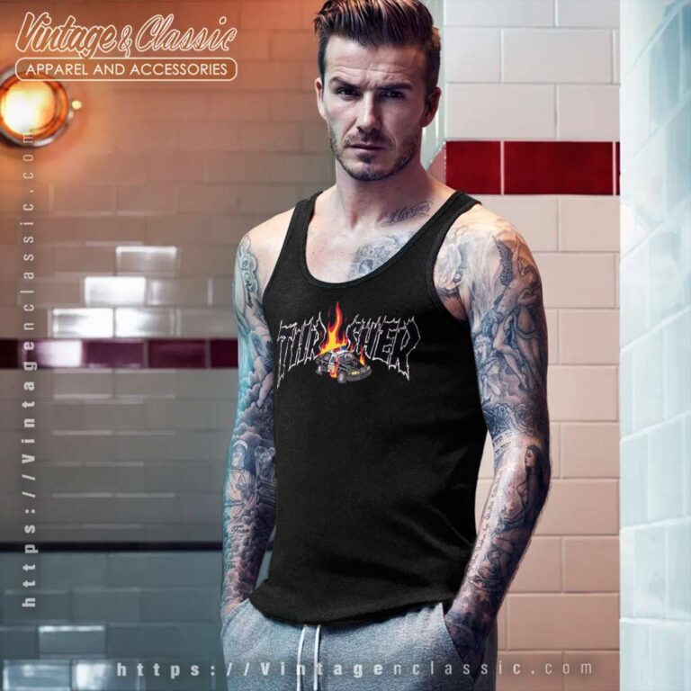 Thrasher Magazine Cop Car Tank Top Racerback Thrasher Magazine Cop Car Tank Top Racerback