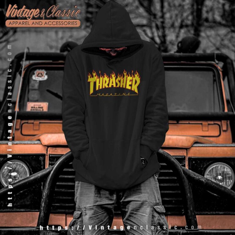 Thrasher Magazine Flame Logo Hoodie Thrasher Magazine Flame Logo Hoodie