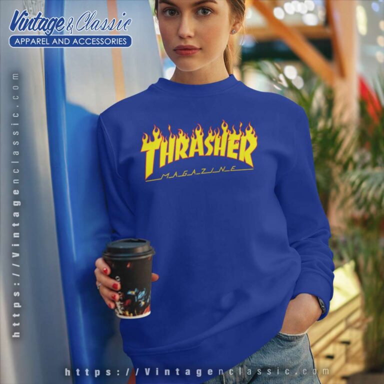Thrasher Magazine Flame Logo Sweatshirt Thrasher Magazine Flame Logo Sweatshirt