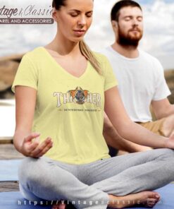 Thrasher Magazine Fortune Bright V Neck TShirt