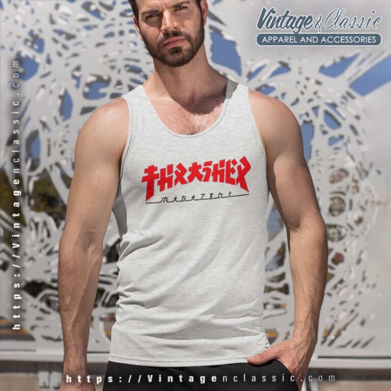 Thrasher Magazine Godzilla Tank Top Racerback Thrasher Magazine Godzilla Tank Top Racerback