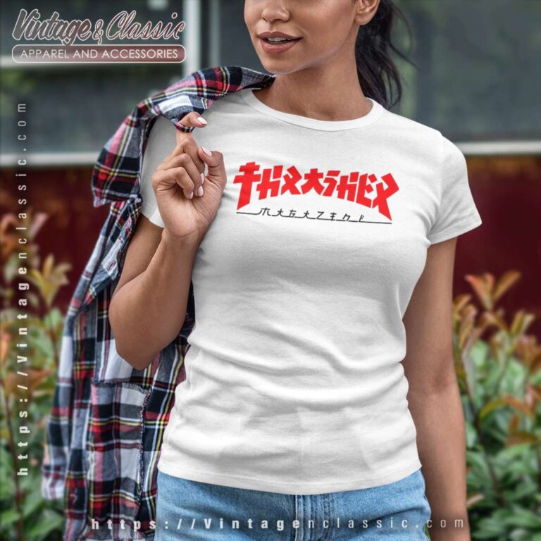 Thrasher Magazine Godzilla Women TShirt Thrasher Magazine Godzilla Women TShirt