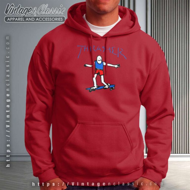 Thrasher Magazine Gonz Blue Hoodie Thrasher Magazine Gonz Blue Hoodie