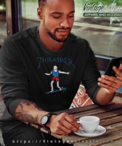 Thrasher Magazine Gonz Blue Sweatshirt